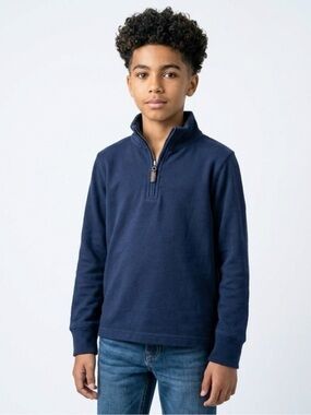 Crewcuts Navy Kids Pullover Jacket